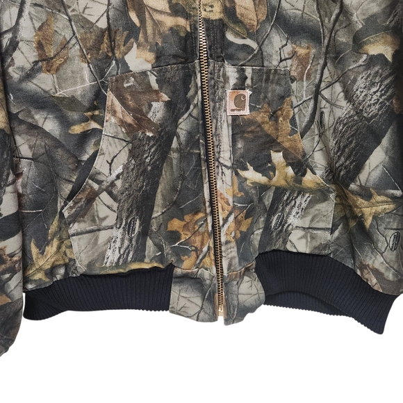 Vintage Y2K Carhartt Jacket 2XL J143 CMO Realtree Hardwoods Camo Active Outdoor - Picture 8 of 16